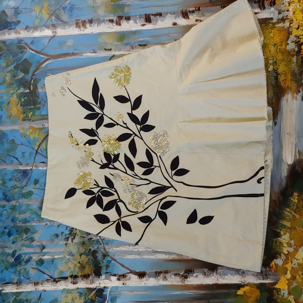 Anthro Button-Decor Tree Skirt